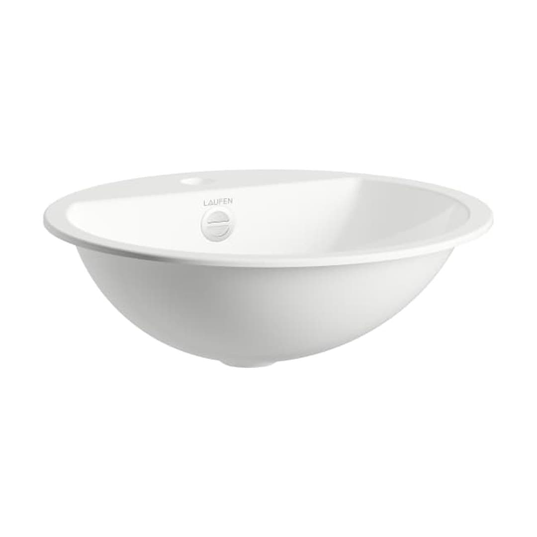 Laufen FORM – Νιπτήρας Ένθετος – 450×450 mm, 1 οπή, με υπερχείλιση – White (H517FM50001041)