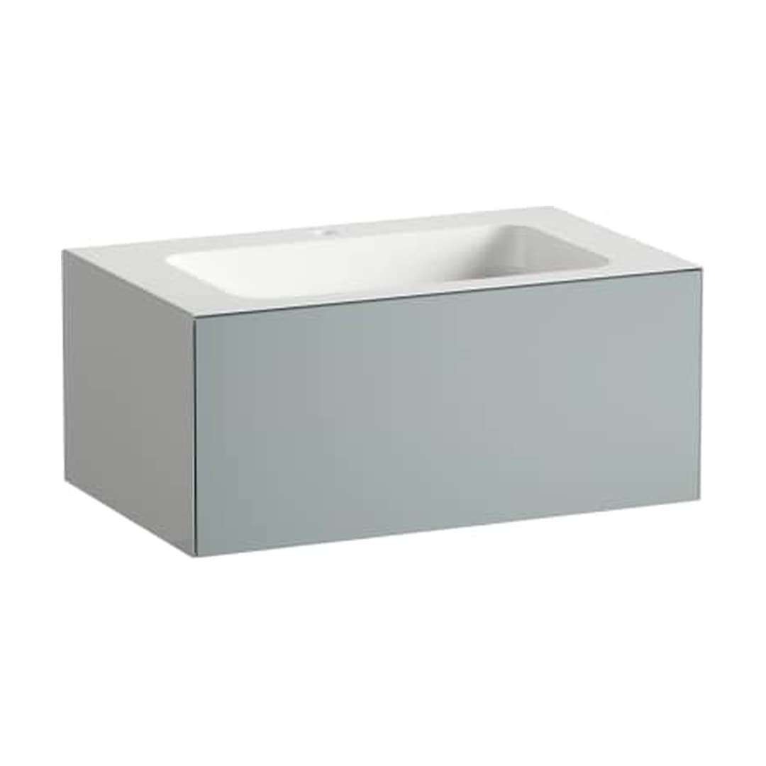 Laufen FOLIO – Νιπτήρας Κρεμαστός – 804×500 mm, 1 οπή – Grey Fossil, Silk-Matt Lacquer (H580FO35211111)