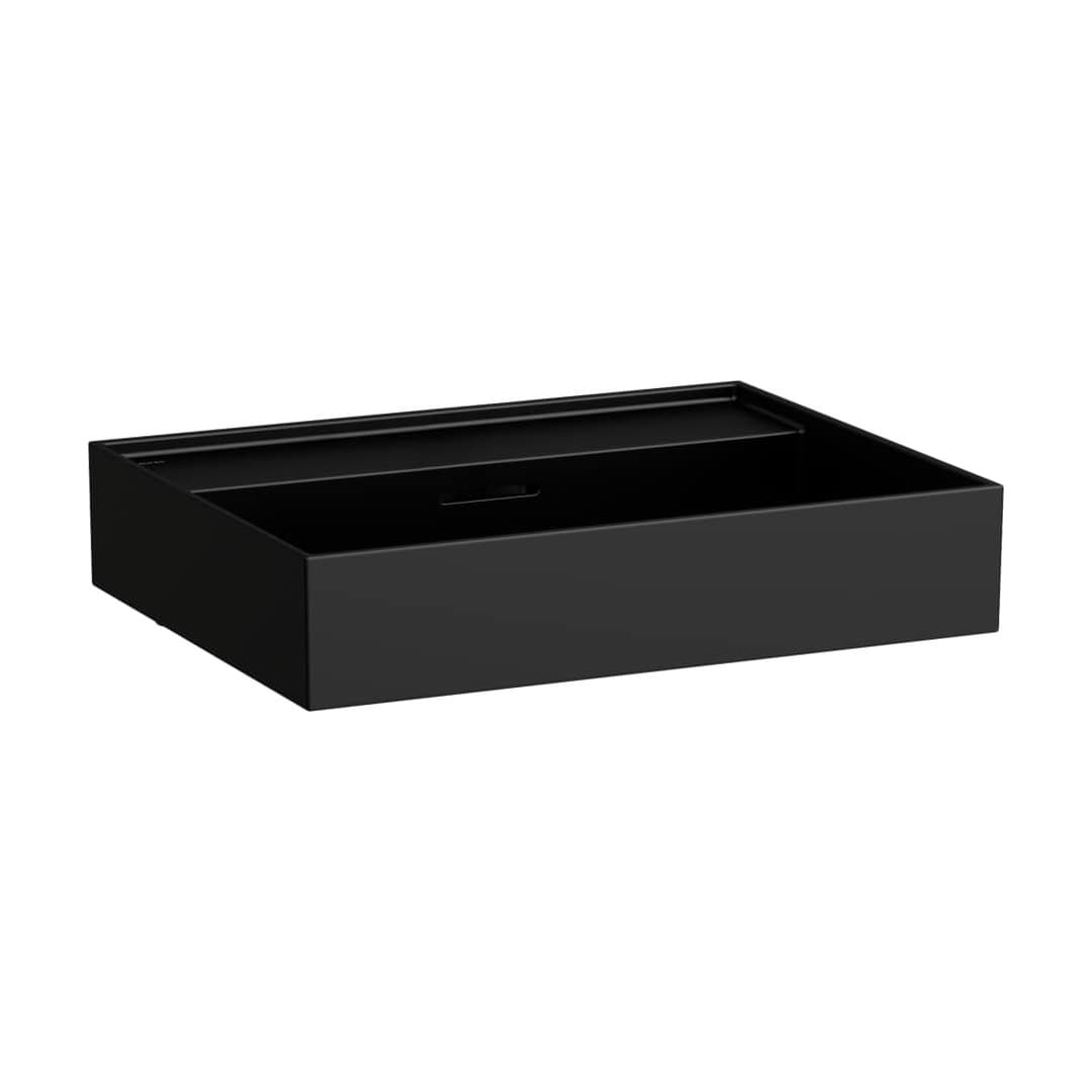 Laufen Kartell LAUFEN – Νιπτήρας Κρεμαστός – 600×460 mm, χωρίς οπή, με υπερχείλιση – Black Matt (H8103337161091)