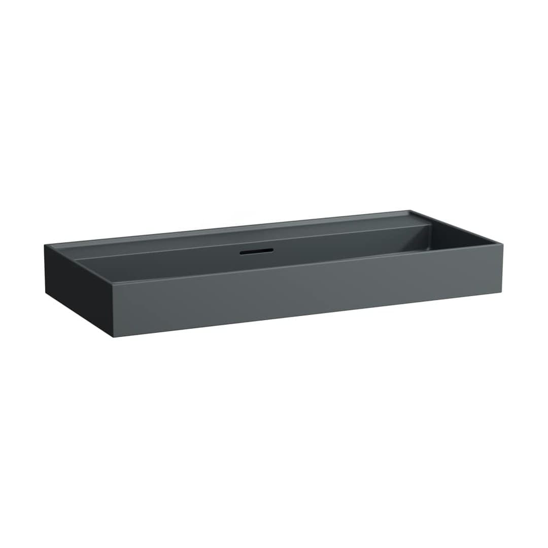 Laufen Kartell LAUFEN – Νιπτήρας Κρεμαστός – 1000×460 mm, χωρίς οπή – Graphite matt (H8103377581091)