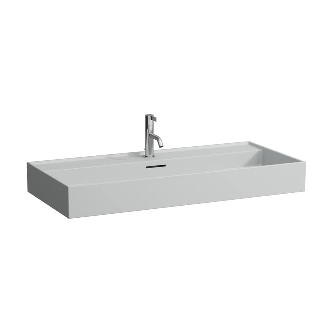 Laufen Kartell LAUFEN – Νιπτήρας Κρεμαστός – 1000×460 mm, 1 οπή – Matt grey (H8103377591041)