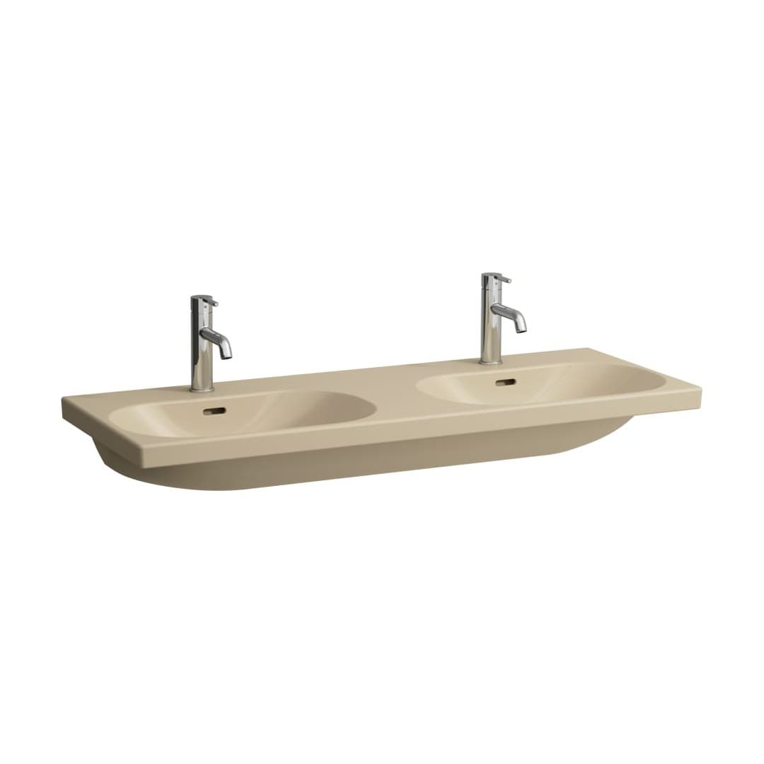 Laufen LUA – Νιπτήρας Κρεμαστός – 1200×460 mm, 1 οπή, διπλός – Bahamabeige (H8140810181041)