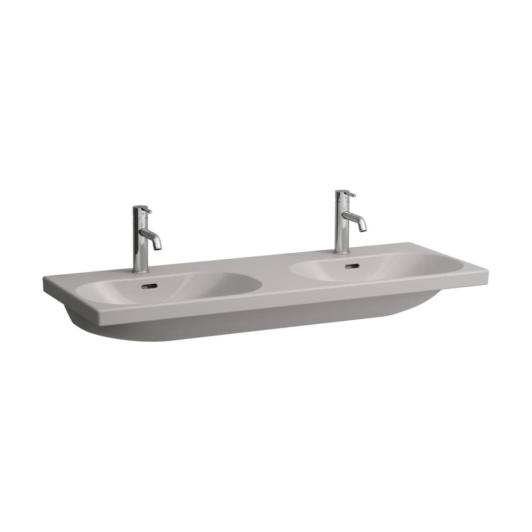 Laufen LUA – Νιπτήρας Κρεμαστός – 1200×460 mm, 1 οπή, διπλός – Manhattan (H8140810371041)