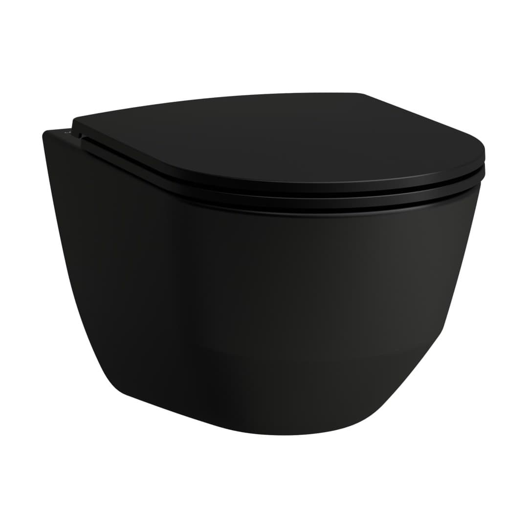 Laufen PRO – Λεκάνη Κρεμαστή – 530×365 mm, rimless – Black Matt (H8219667160001)