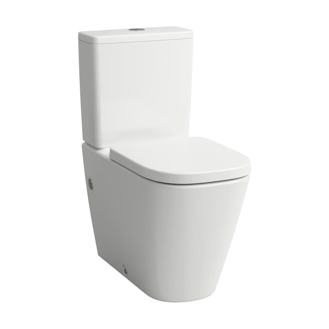 Laufen MEDA – Λεκάνη Δαπέδου – 680×360 mm, close-coupled, πλαϊνές οπές, παροχή από κάτω – White LCC (LAUFEN Clean Coat) (H8241114002311)