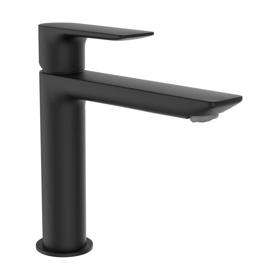 Laufen CITYPLUS – Μπαταρία Νιπτήρα – προεξοχή 140 mm, χωρίς βαλβίδα – PVD Titanium black matt (HF505304428000)