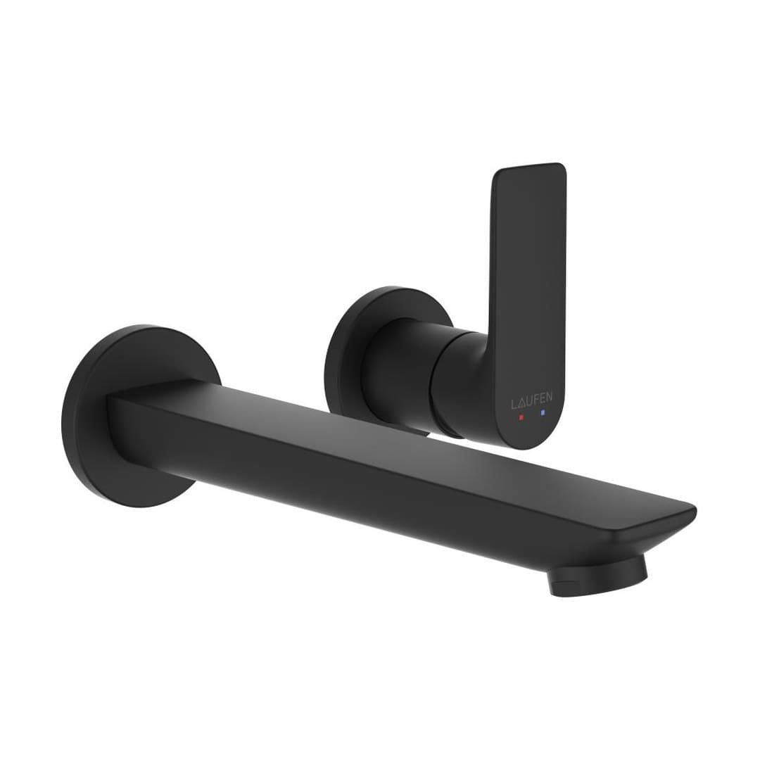 Laufen CITYPLUS – Μπαταρία Νιπτήρα Τοίχου – PVD Titanium black matt (HF505370428000)