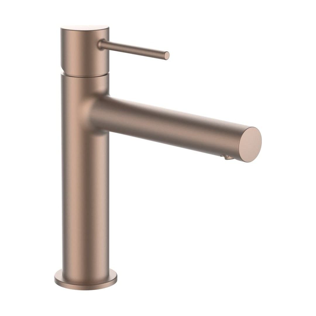 Laufen TWINPLUS SLIM – Μπαταρία Νιπτήρα – προεξοχή 140 mm, χωρίς βαλβίδα – PVD rosegold brushed (HF505404426000)