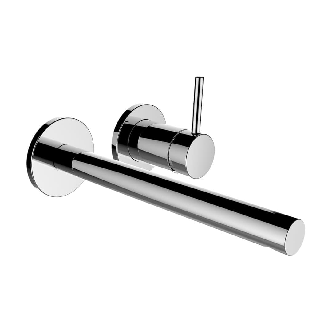 Laufen TWINPLUS SLIM – Μπαταρία Νιπτήρα Τοίχου – προεξοχή 225 mm – Chrome (HF505471100000)