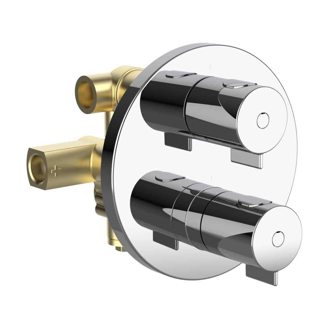 Laufen THERM – Θερμοστατικός Μίκτης Ντους – με σώμα εντοιχισμού, για λουτρό – Chrome (HF506577100000)