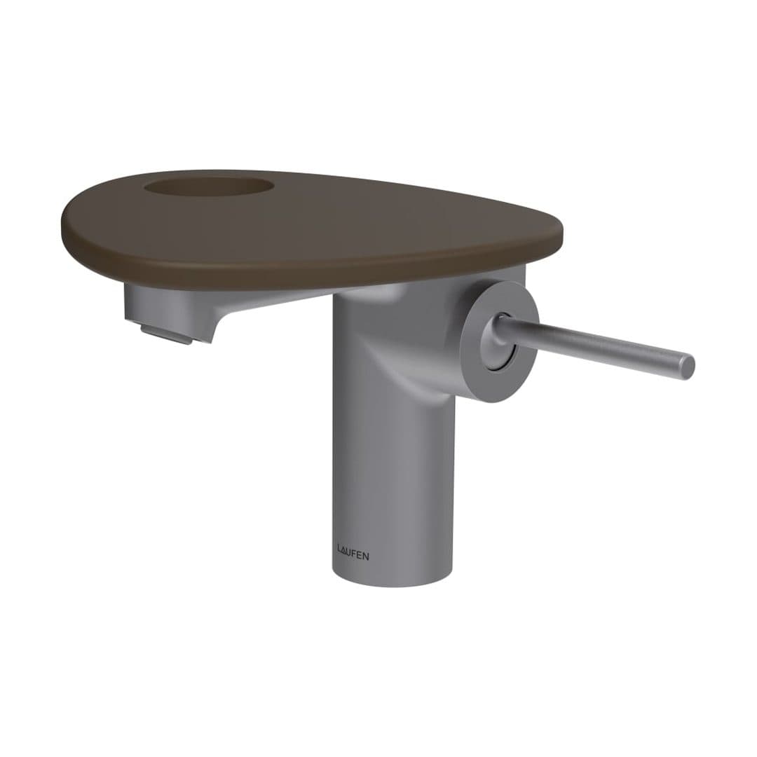 Laufen ADA – Μπαταρία Νιπτήρα – δίσκος με οπή – PVD inox/coffee matt (HF506702504000)