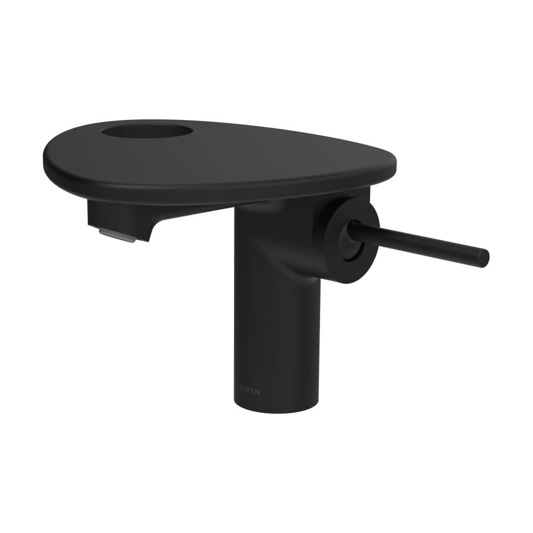 Laufen ADA – Μπαταρία Νιπτήρα – δίσκος με οπή – PVD black/black matt (HF506702513000)
