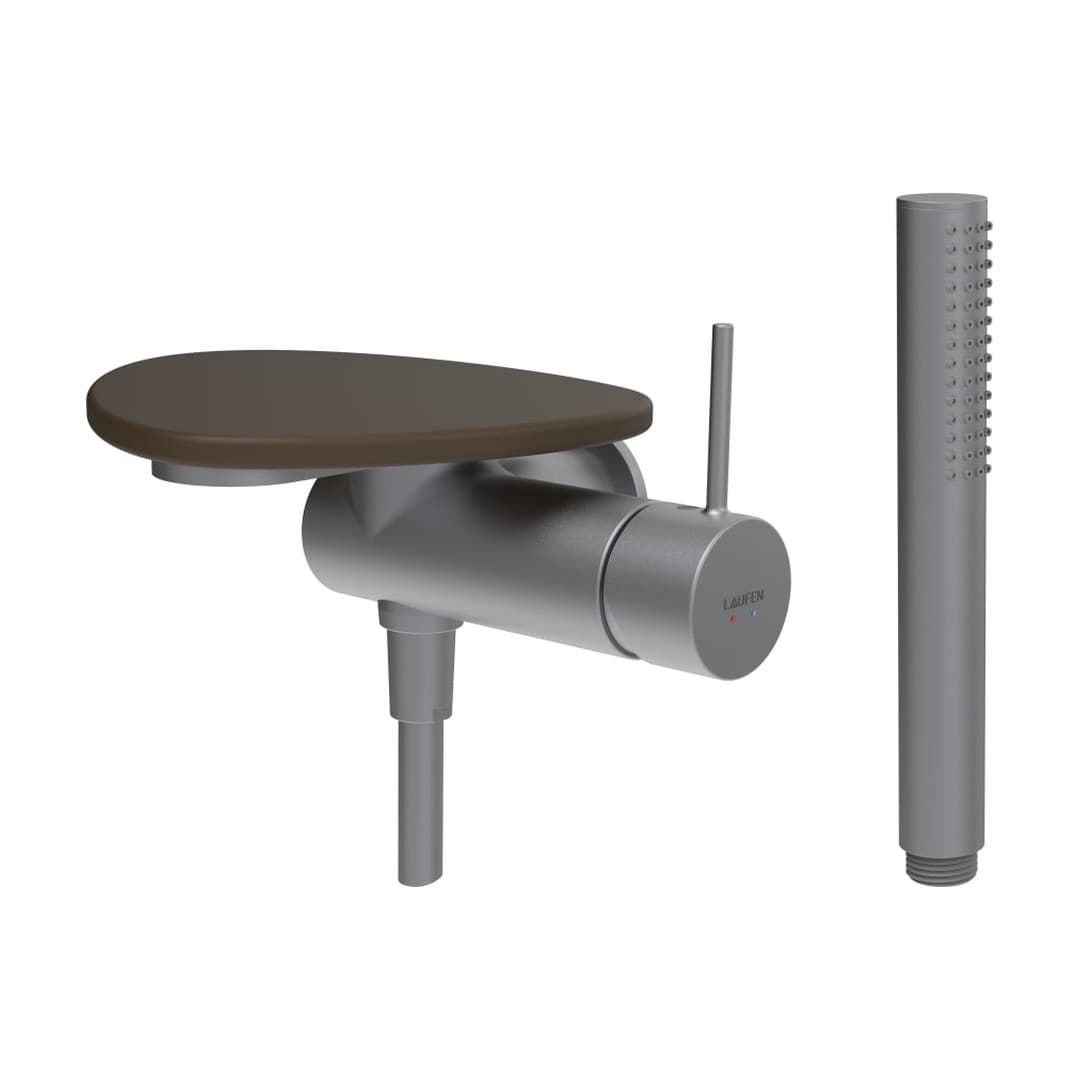 Laufen ADA – Σετ Ντους – δίσκος χωρίς οπή – PVD inox/coffee matt (HF506755504060)