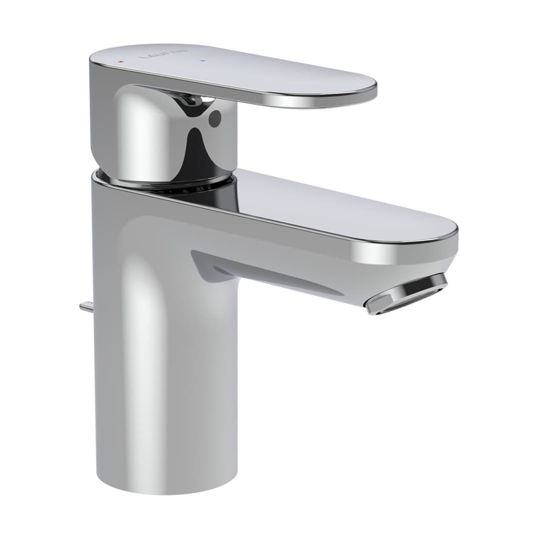 Laufen PRO X – Μπαταρία Νιπτήρα – προεξοχή 100 mm, με βαλβίδα – Chrome (HF506901100000)