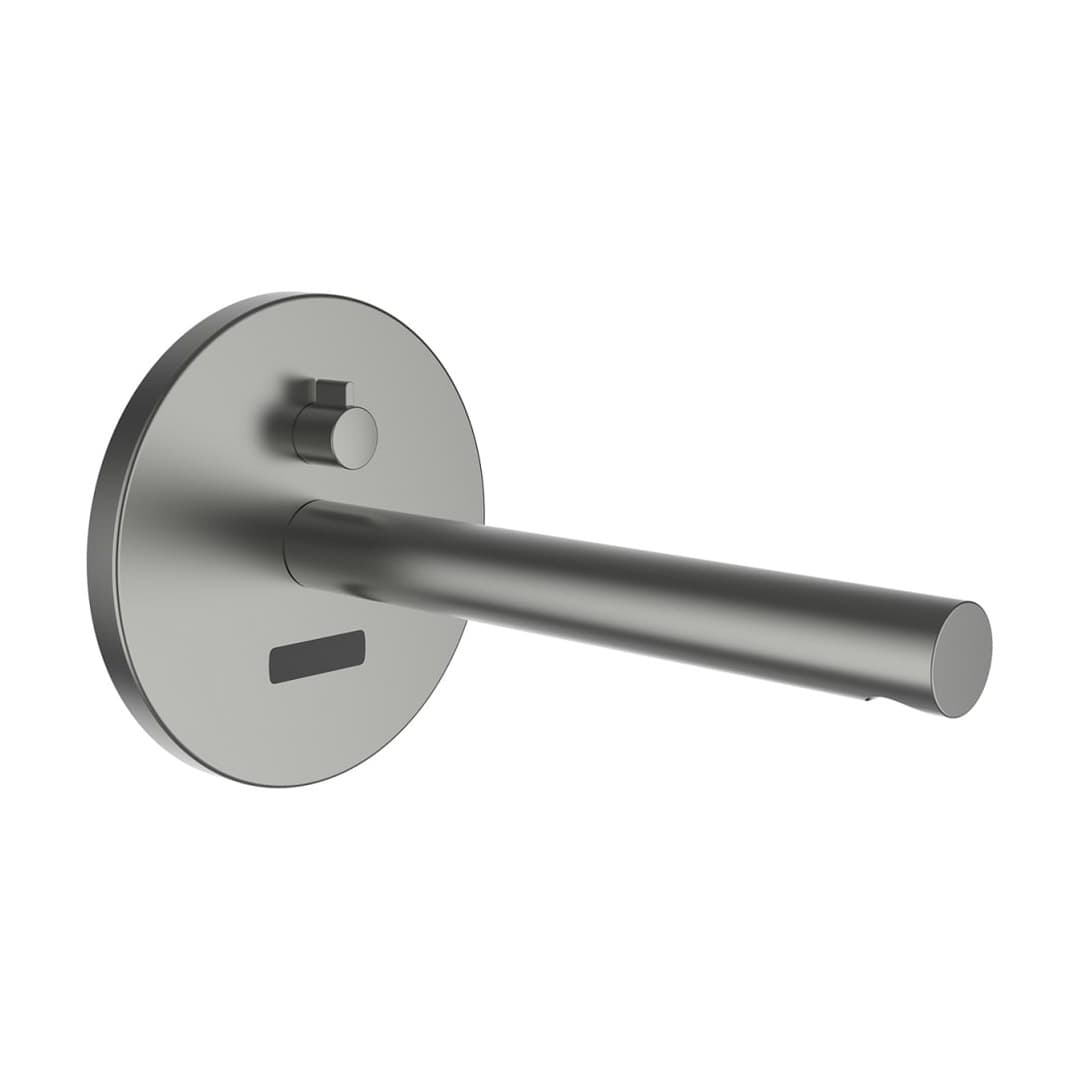 Laufen TWINTRONIC – Μπαταρία Νιπτήρα Τοίχου – προεξοχή 200 mm, ρεύματος – PVD inox look (HF707026423000)