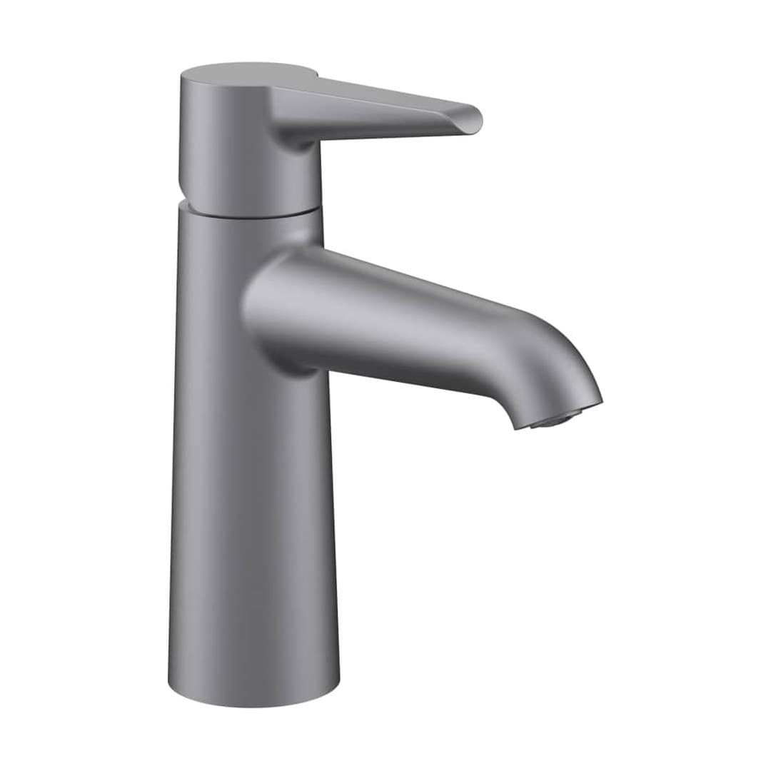 Laufen PURE – Μπαταρία Νιπτήρα – προεξοχή 110 mm, χωρίς βαλβίδα – PVD inox look (HF901702423000)