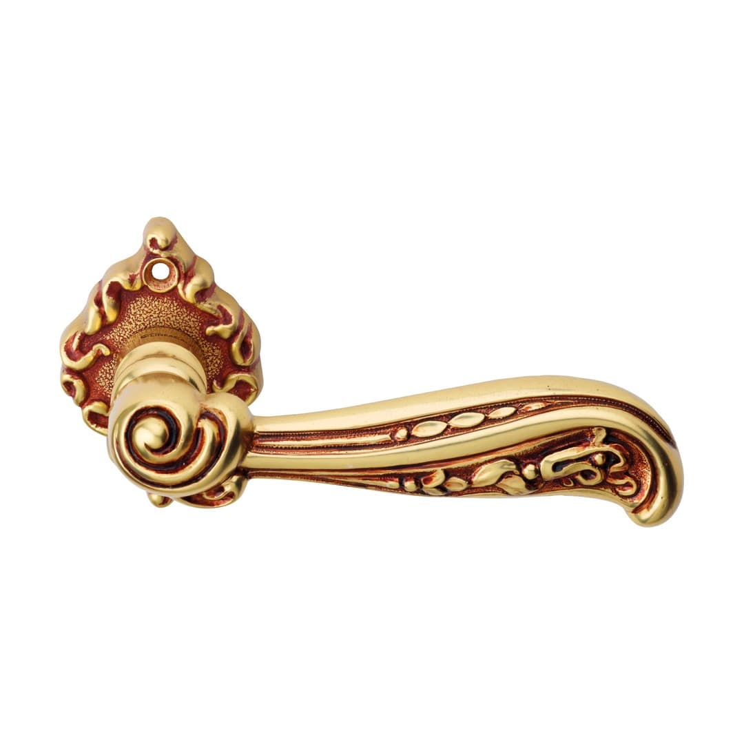 Linea Calì Nature – Πόμολο Πόρτας Ροζέτα – Door handle on rose art.018 – French gold (1320 RB 018 OF)