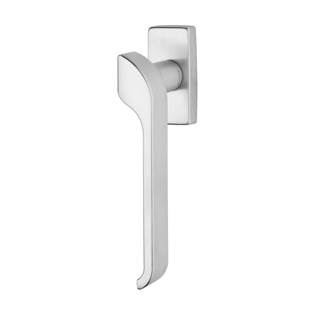 Linea Calì Turbo Zincral – Πόμολο Παραθύρου – Window handle with rectangular DK movement 4 clicks – Satin chrome (470 DK R CS)