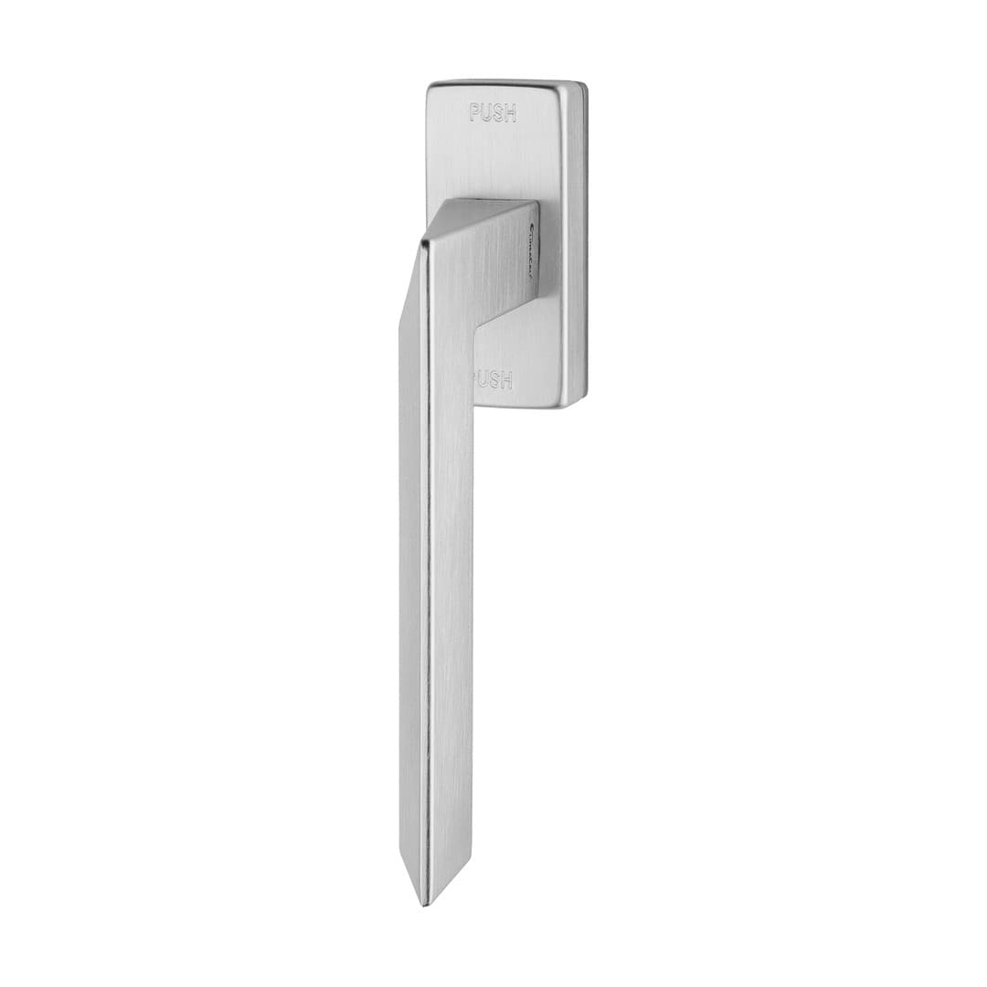 Linea Calì Trio Zincral – Πόμολο Παραθύρου – Window handle with DK SmartBlock movement – Satin chrome (485 SK CS)