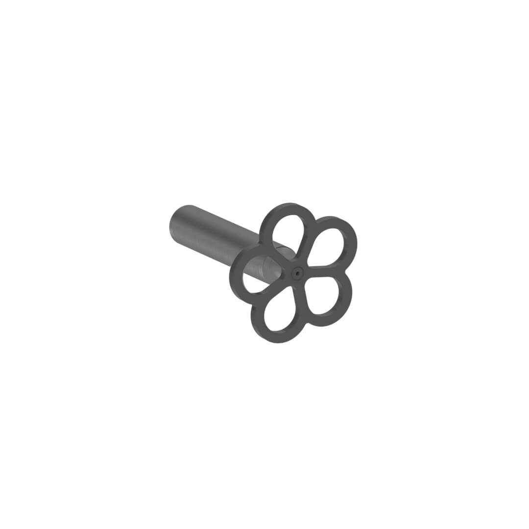 Fantini AW/PIPE – Θήκη Χαρτιού – Matt Gun Metal PVD (20P5P909O9)