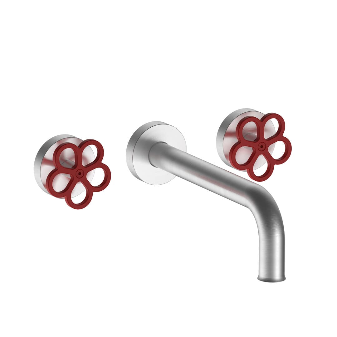 Fantini AW/PIPE – Σετ Μπαταρίας Εντοιχισμού – Brushed Stainless Steel (2093T413BO94400R010A)