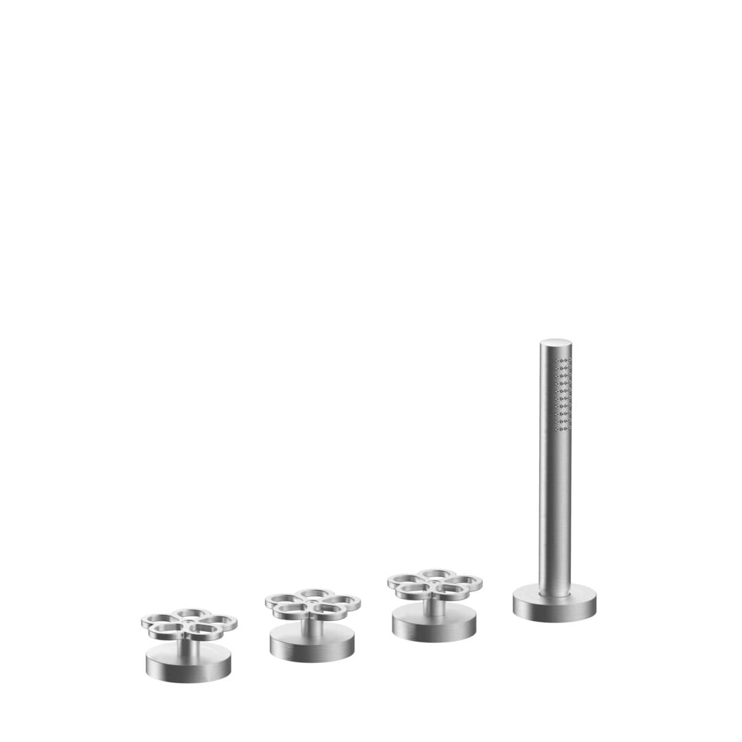 Fantini AW/PIPE – Μπαταρία Μπανιέρας Πάγκου – Brushed Stainless Steel (2093T467O9)