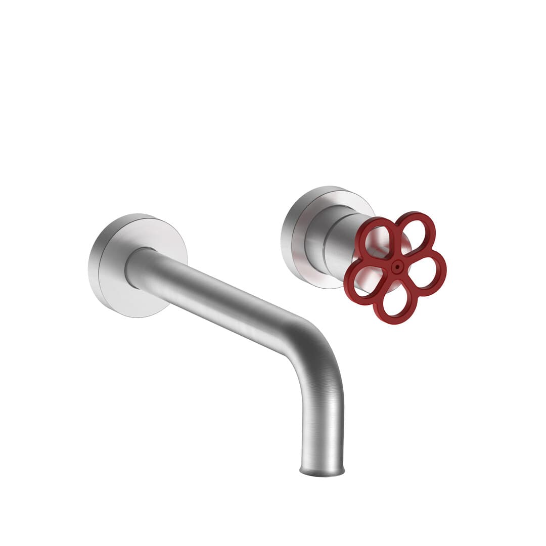 Fantini AW/PIPE – Σετ Μπαταρίας Εντοιχισμού – Brushed Stainless Steel (2093T513BO94400M011A)