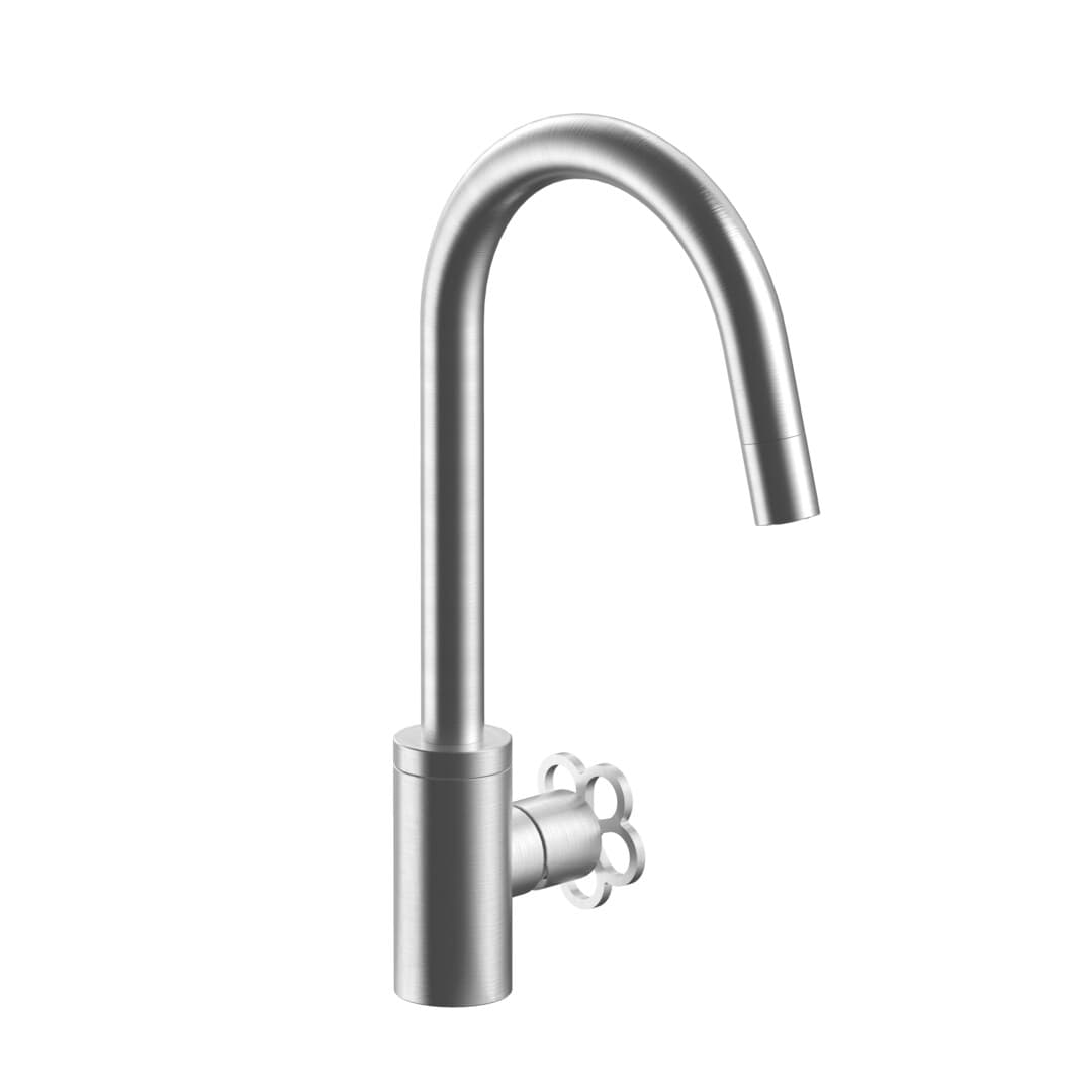 Fantini AW/PIPE – Μπαταρία Κουζίνας – Brushed Stainless Steel (2093T553FO9)