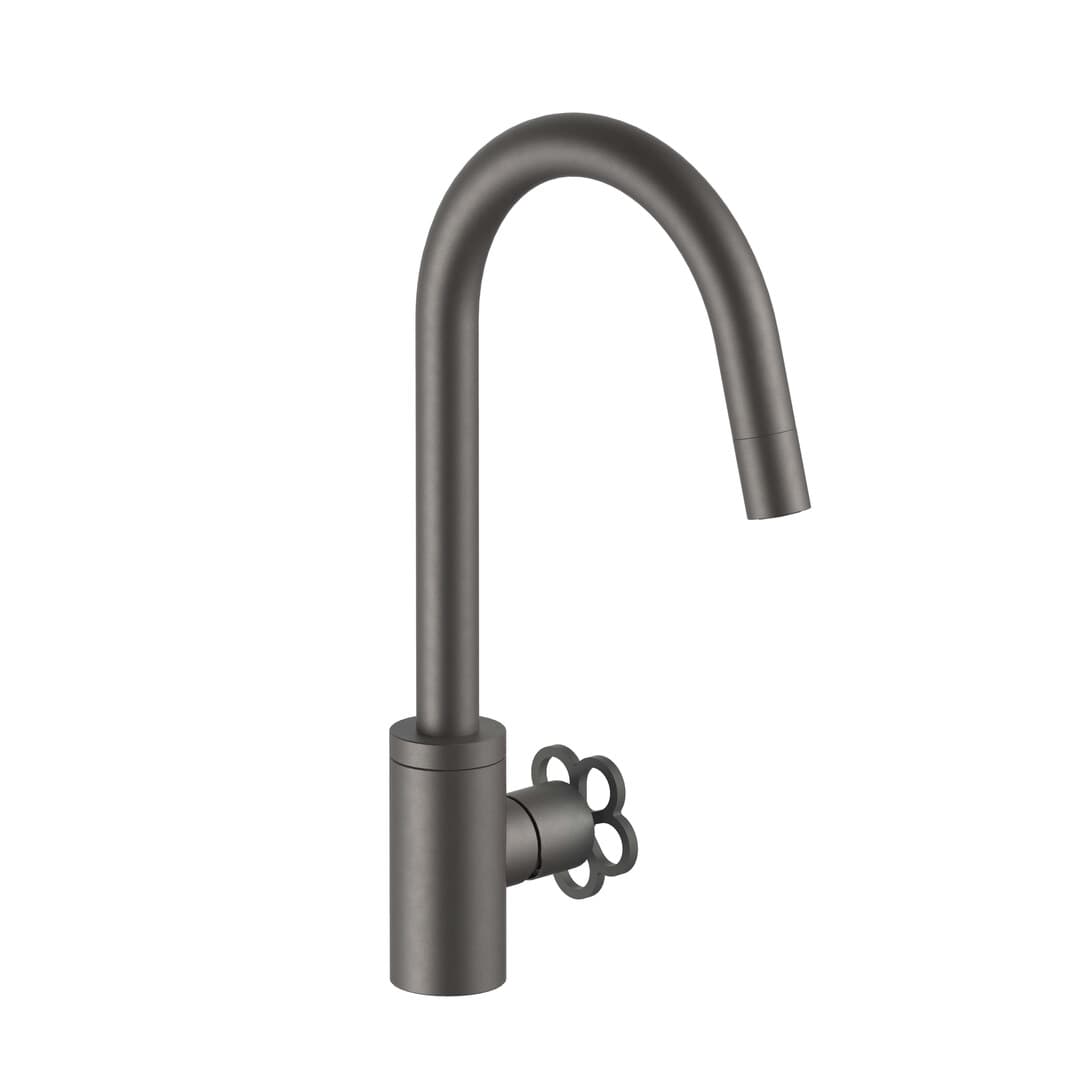 Fantini AW/PIPE – Μπαταρία Κουζίνας – Matt Gun Metal PVD (20P5T553FO9)
