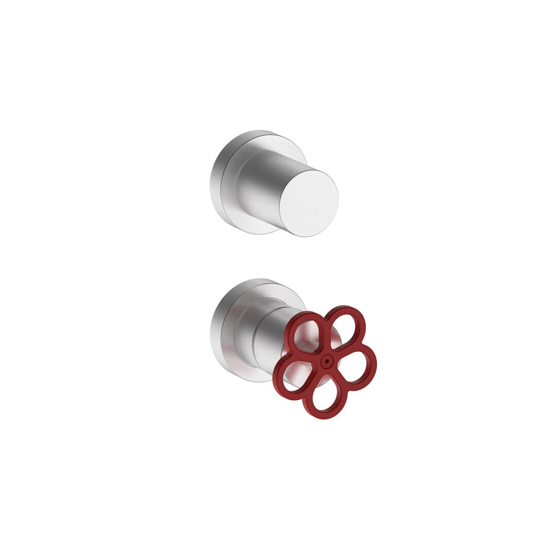 Fantini AW/PIPE – Σετ Μπαταρίας Εντοιχισμού – Brushed Stainless Steel (2093T585BO94400M585A)