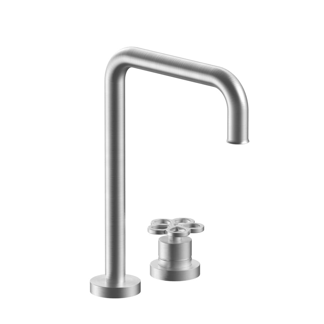 Fantini AW/PIPE – Μπαταρία Νιπτήρα – Brushed Stainless Steel (2093T607WO9)