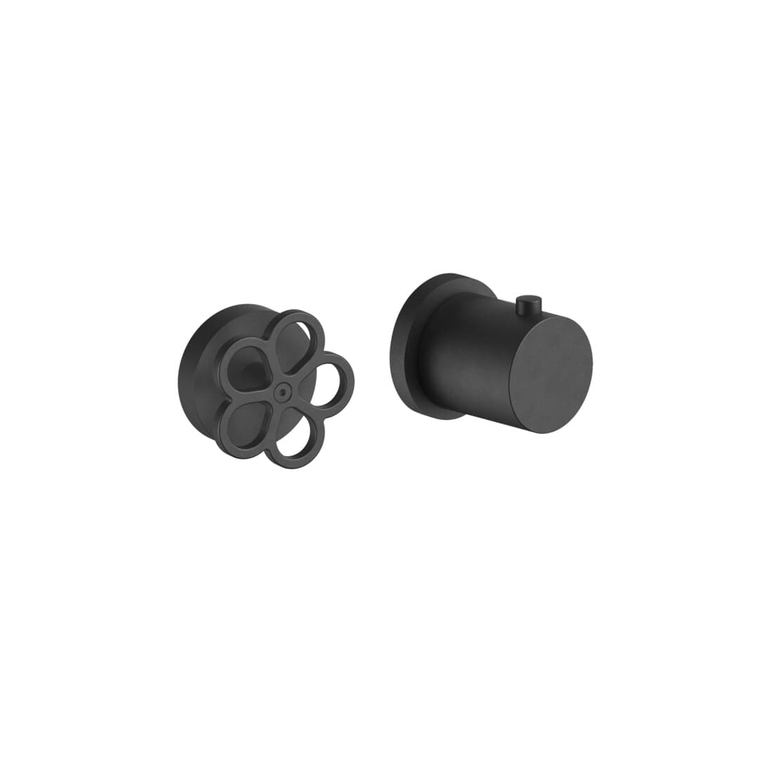 Fantini AW/PIPE – Σετ Μπαταρίας Εντοιχισμού – Matt Gun Metal PVD (20P5T523B4400M623A)