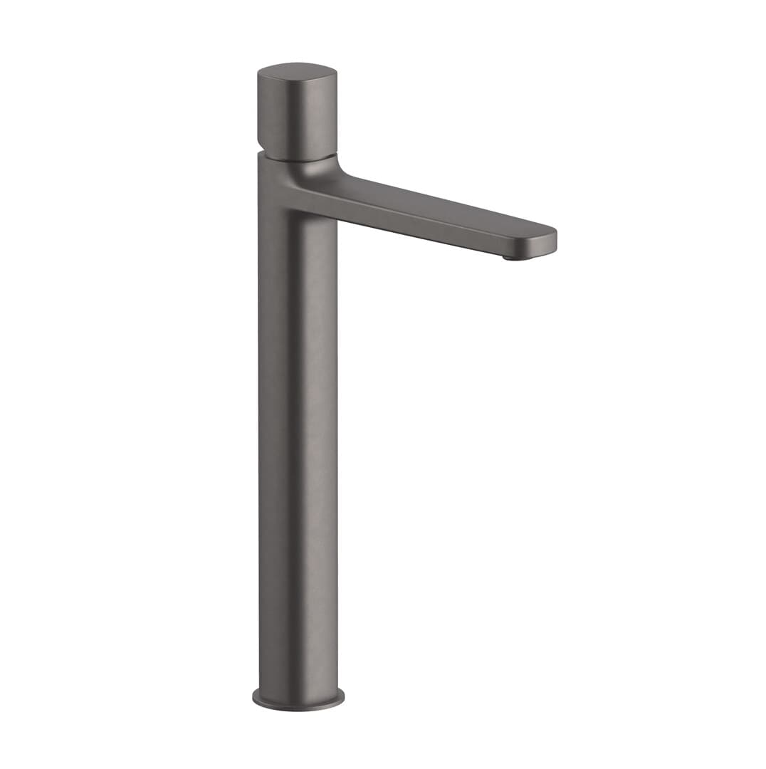 Fantini Lamé – Μπαταρία Νιπτήρα Ψηλή – Matt Gun Metal PVD (24P5M006WF)