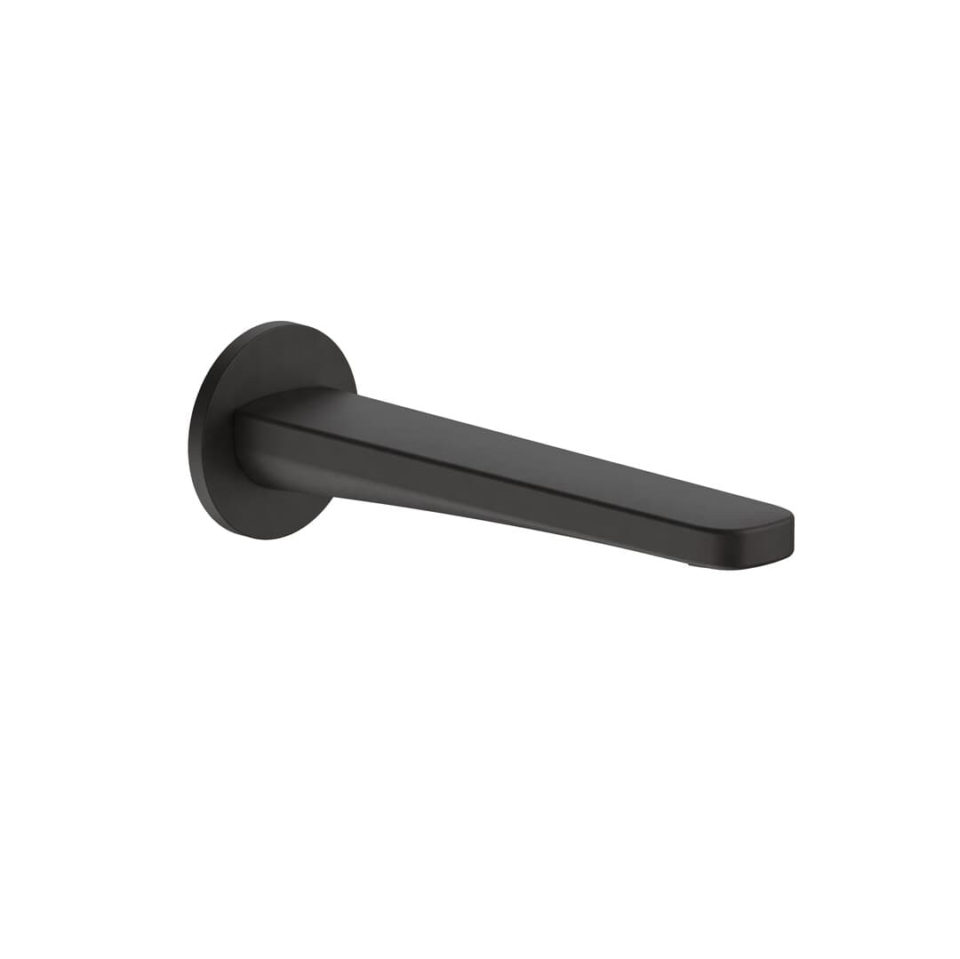 Fantini Lamé – Μπαταρία Μπανιέρας Τοίχου – Deep Black PVD (24S1M045)