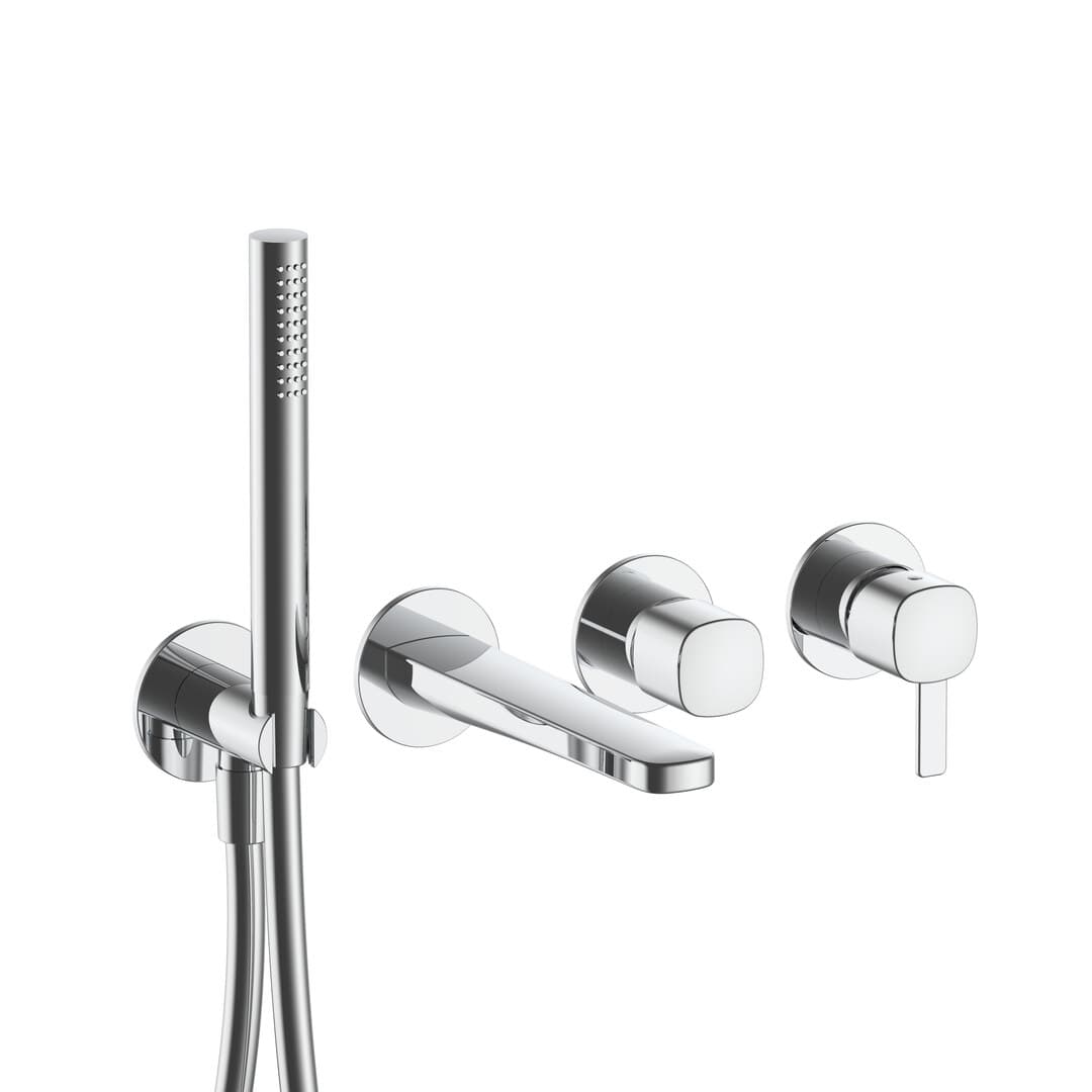 Fantini Lamé – Σετ Μπαταρίας Εντοιχισμού – Chrome (2402M120B4400R021A)