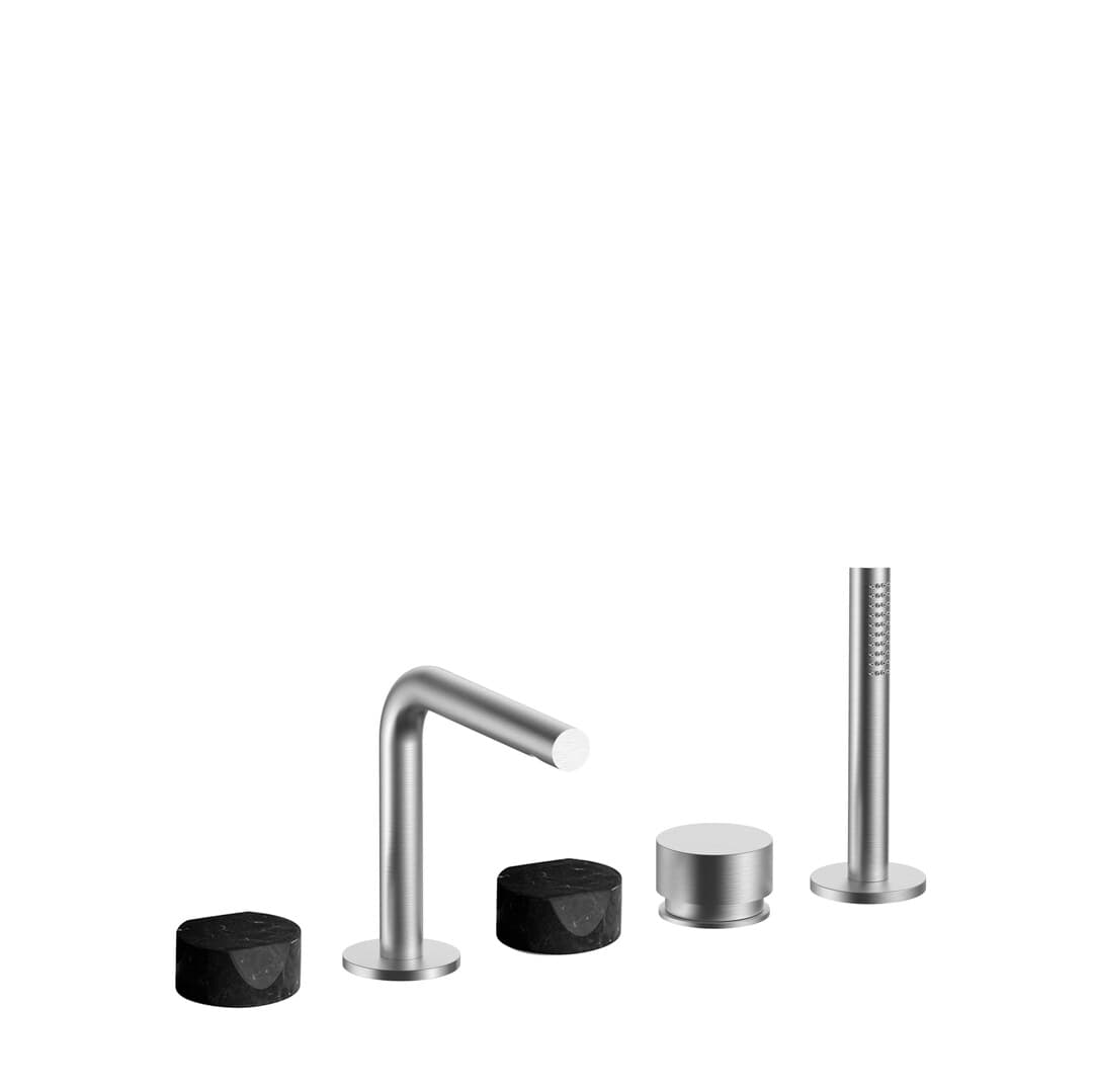 Fantini AF/21 – Μπαταρία Μπανιέρας Πάγκου – Brushed Stainless Steel (2793A265CY)
