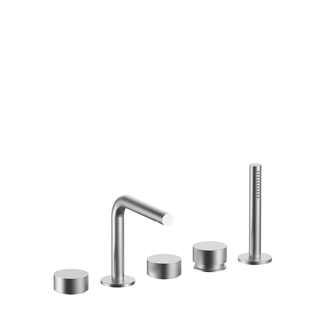 Fantini AF/21 – Μπαταρία Μπανιέρας Πάγκου – Brushed Stainless Steel (2793A265)