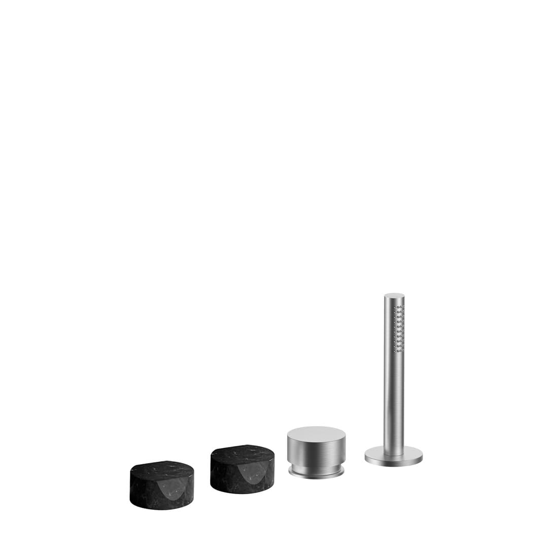 Fantini AF/21 – Μπαταρία Μπανιέρας Πάγκου – Brushed Stainless Steel (2793A267CY)