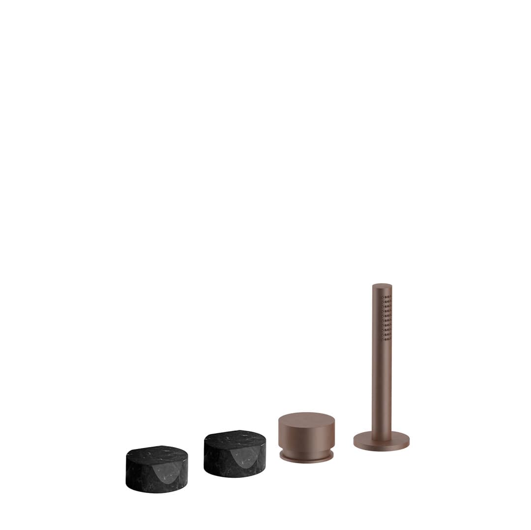 Fantini AF/21 – Μπαταρία Μπανιέρας Πάγκου – Matt Copper PVD (27P9A267CY)