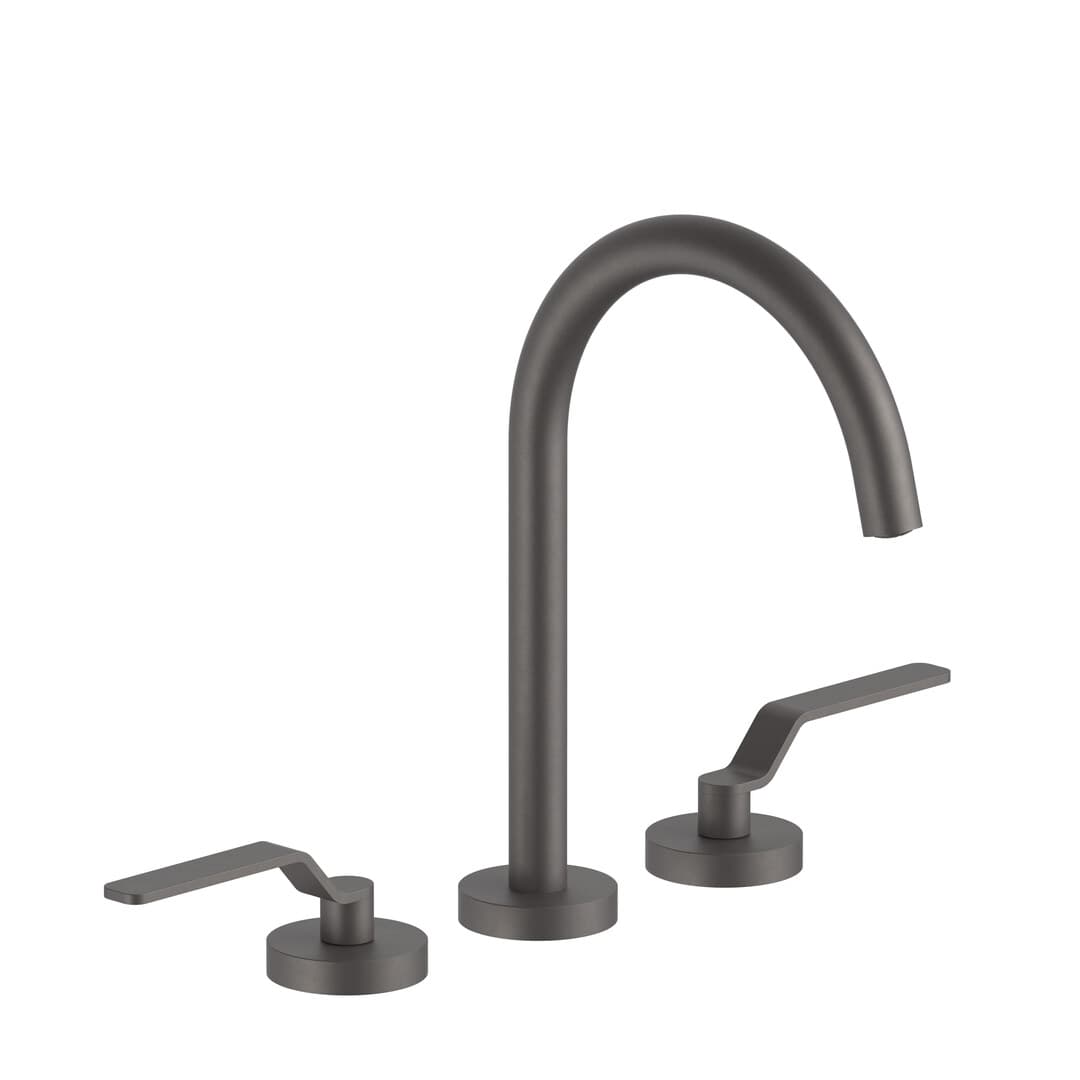 Fantini AL/GARDEN – Μπαταρία Νιπτήρα – Matt Gun Metal PVD (28P5Y407W)