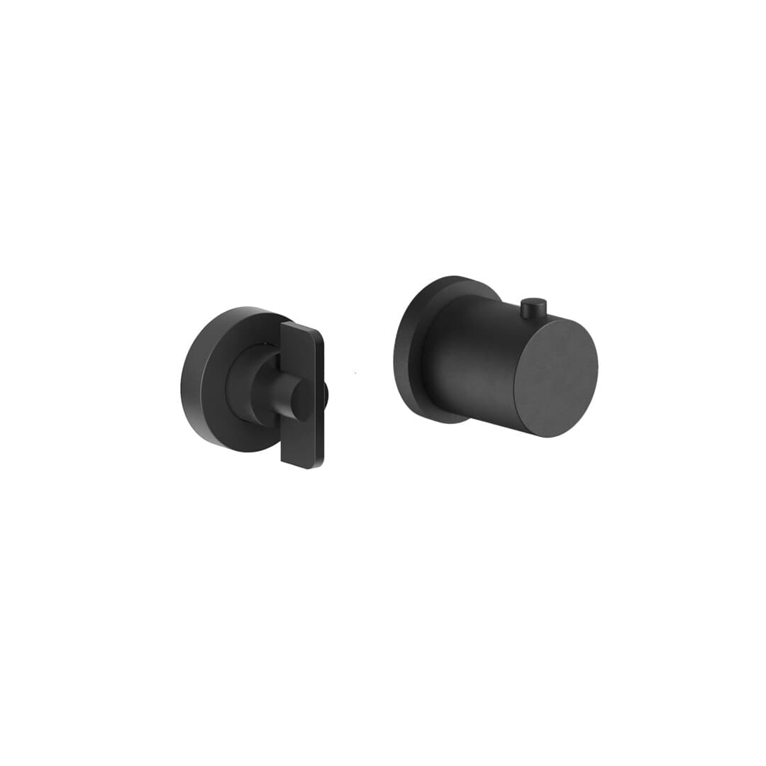 Fantini AL/GARDEN – Σετ Μπαταρίας Εντοιχισμού – Matt Gun Metal PVD (28P5Y523B4400M623A)