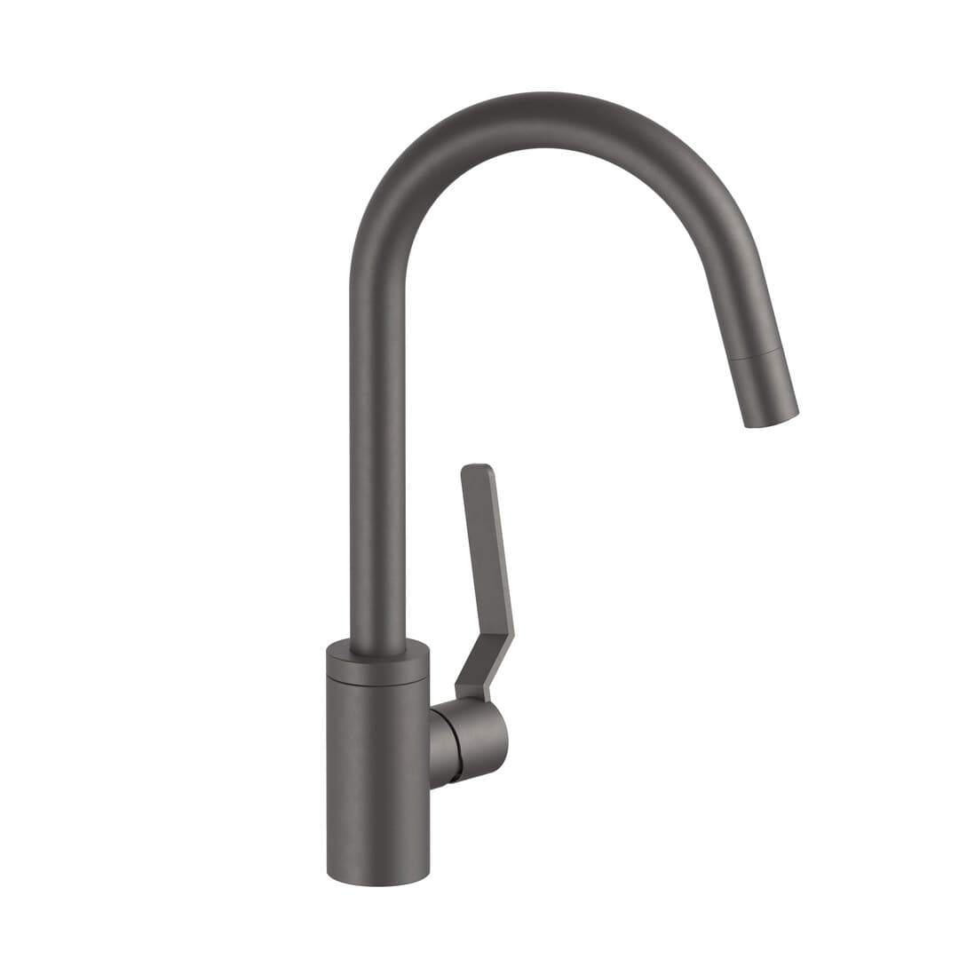 Fantini AL/GARDEN – Μπαταρία Κουζίνας – Matt Gun Metal PVD (28P5Y553F)