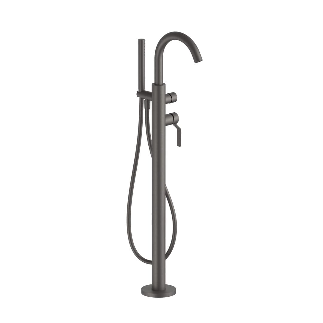 Fantini AL/GARDEN – Μπαταρία Λουτρού – Matt Gun Metal PVD (28P5Y580B4400R080A)