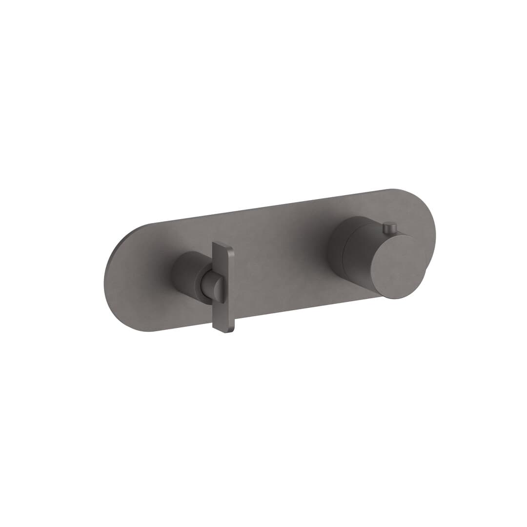 Fantini AL/GARDEN – Σετ Μπαταρίας Εντοιχισμού – Matt Gun Metal PVD (28P5Y773B1900D373A)