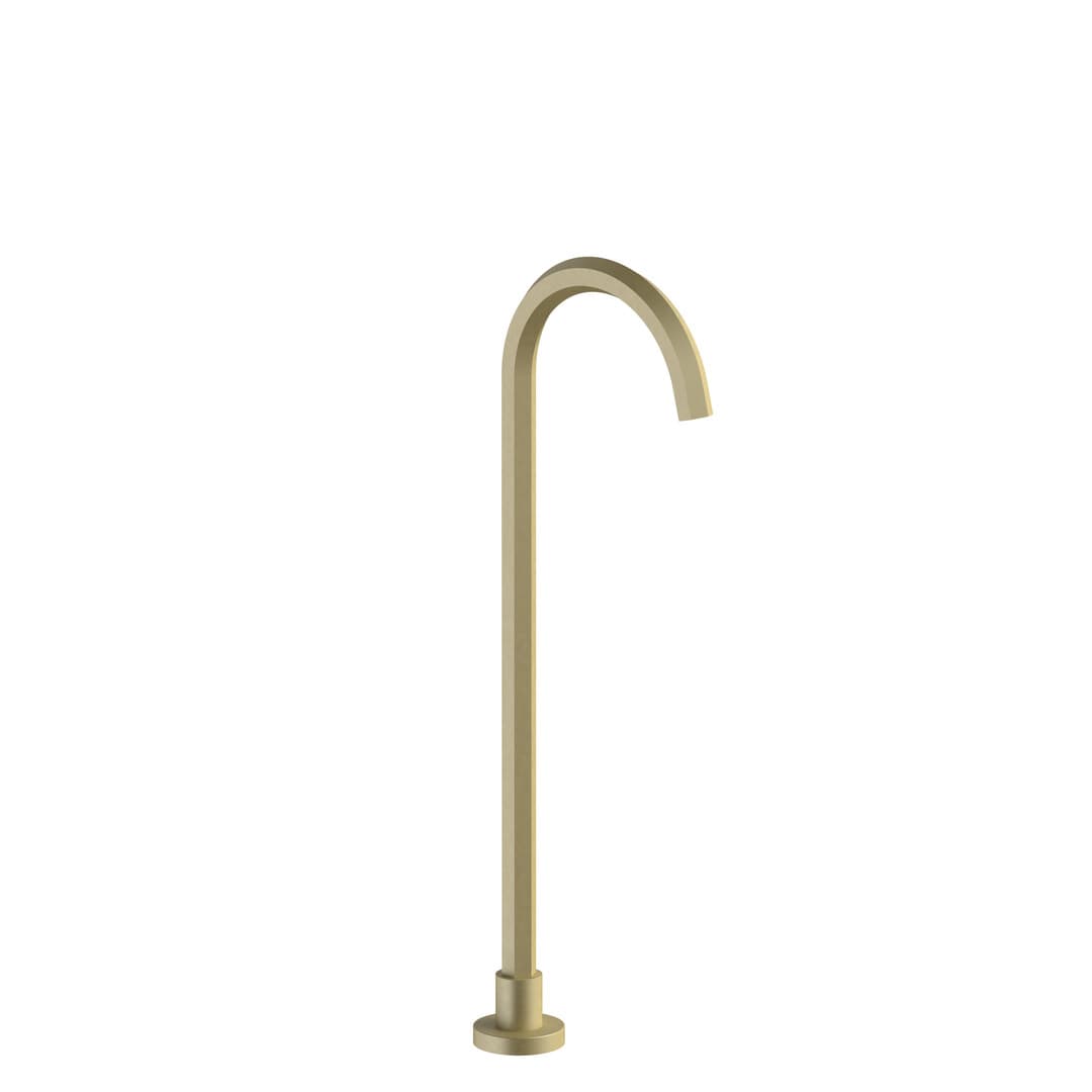 Fantini Venezia By Venini – Μπαταρία Μπανιέρας Δαπέδου – Matt British Gold PVD (29P68418)