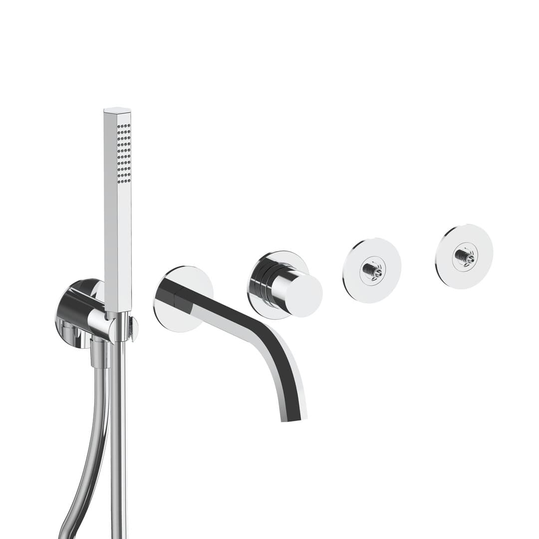 Fantini Venezia – Σετ Μπαταρίας Εντοιχισμού – Chrome (2902N019SB4400N019A)