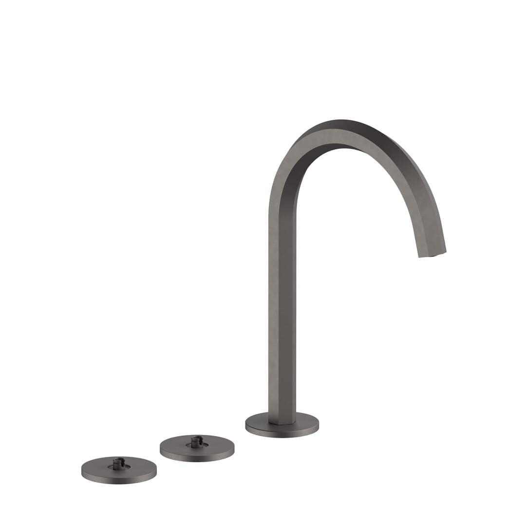 Fantini Venezia – Μπαταρία Νιπτήρα Ψηλή – Matt Gun Metal PVD (29P5N405SW)