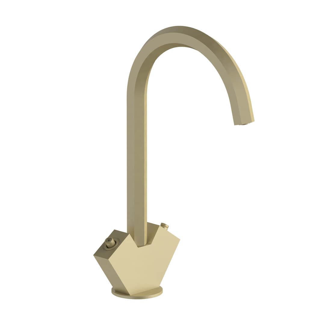 Fantini Venezia – Μπαταρία Νιπτήρα – Matt British Gold PVD (29P6N456SWF)