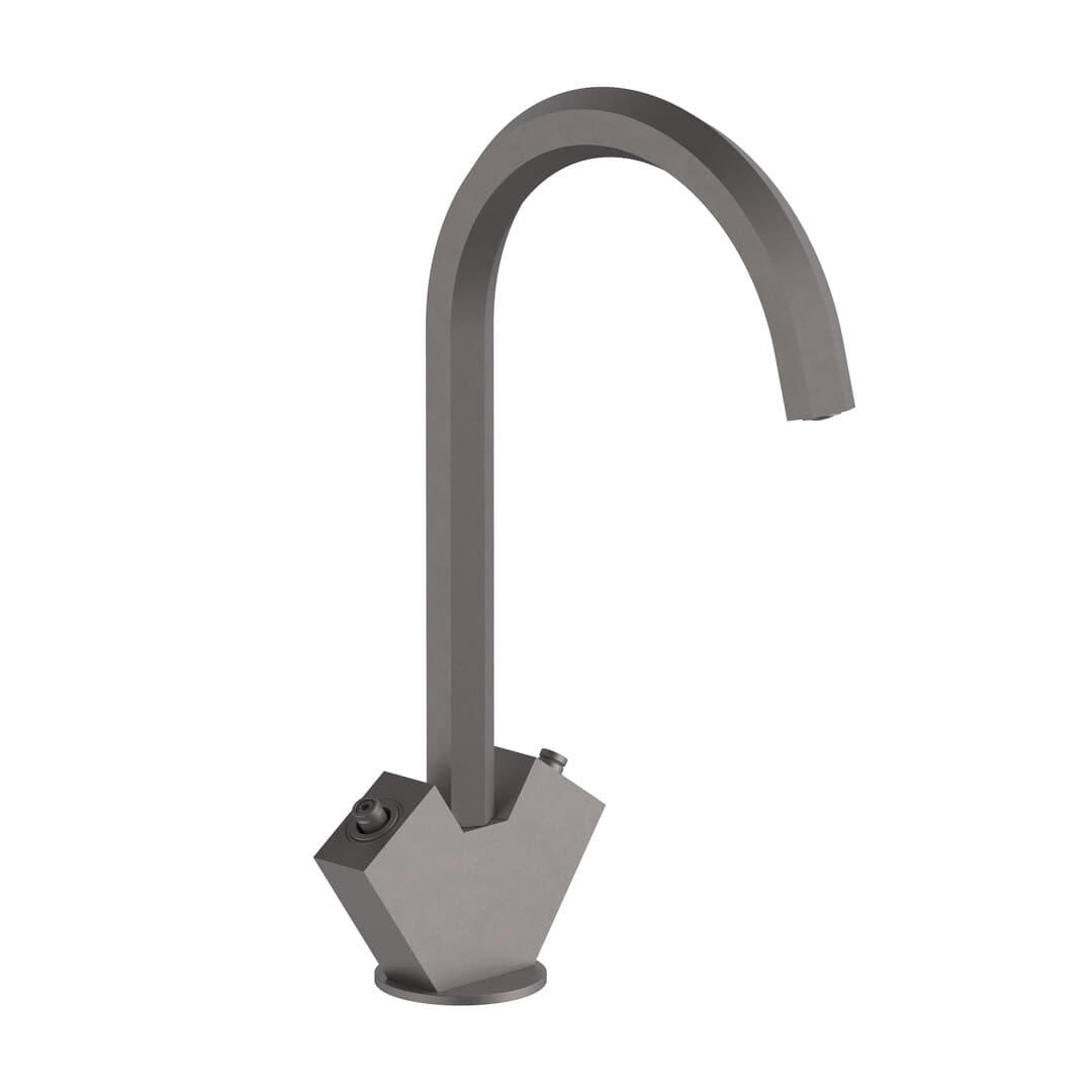 Fantini Venezia – Μπαταρία Νιπτήρα – Matt Gun Metal PVD (29P5N456SWF)