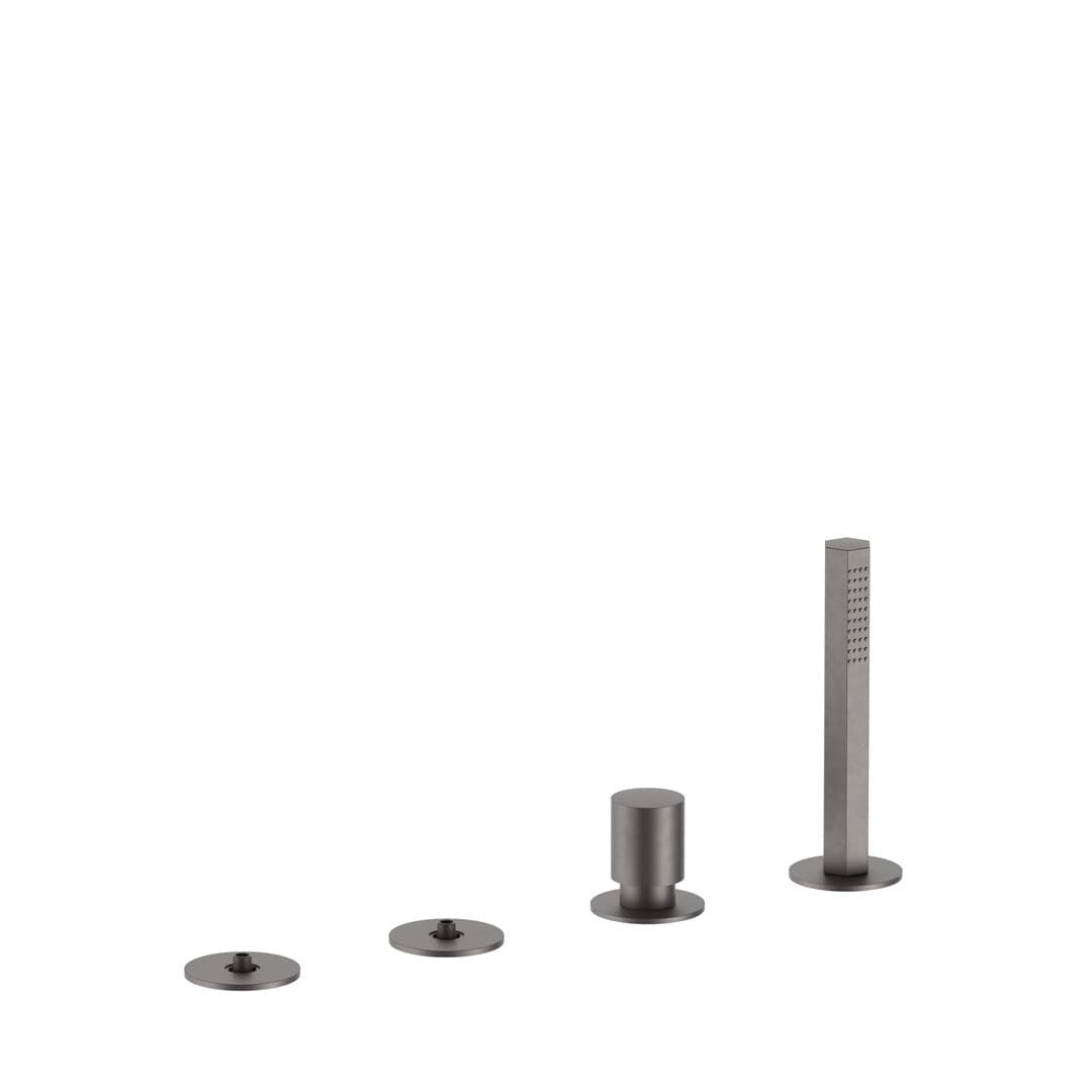 Fantini Venezia – Μπαταρία Μπανιέρας Πάγκου – Matt Gun Metal PVD (29P5N467S)
